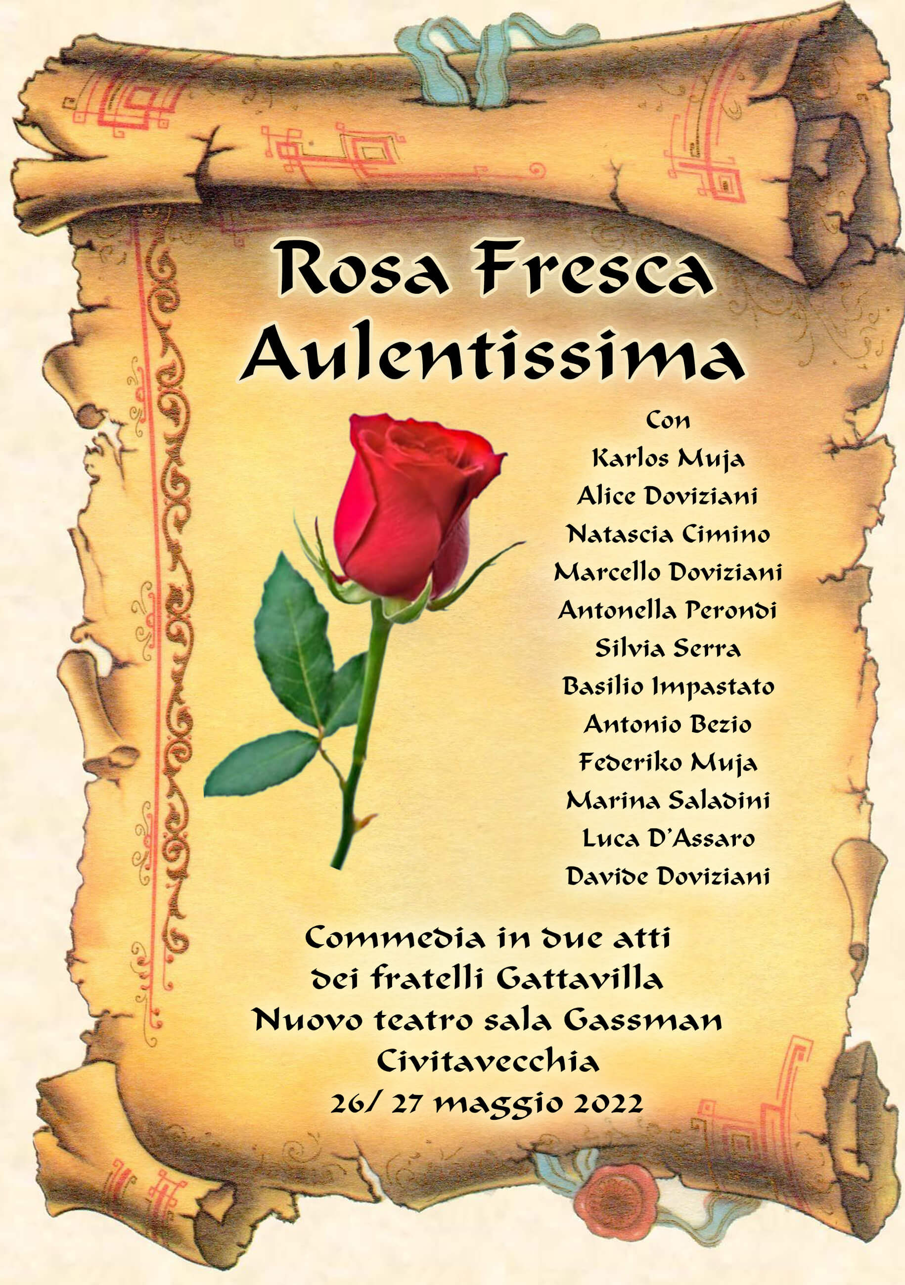 Locandina Rosa fresca aulentissima